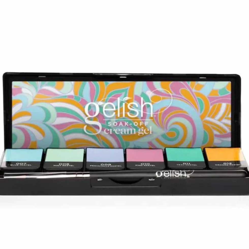 Gelish Solid Cream Gel 6 Piece Palette - Pretty Pastels