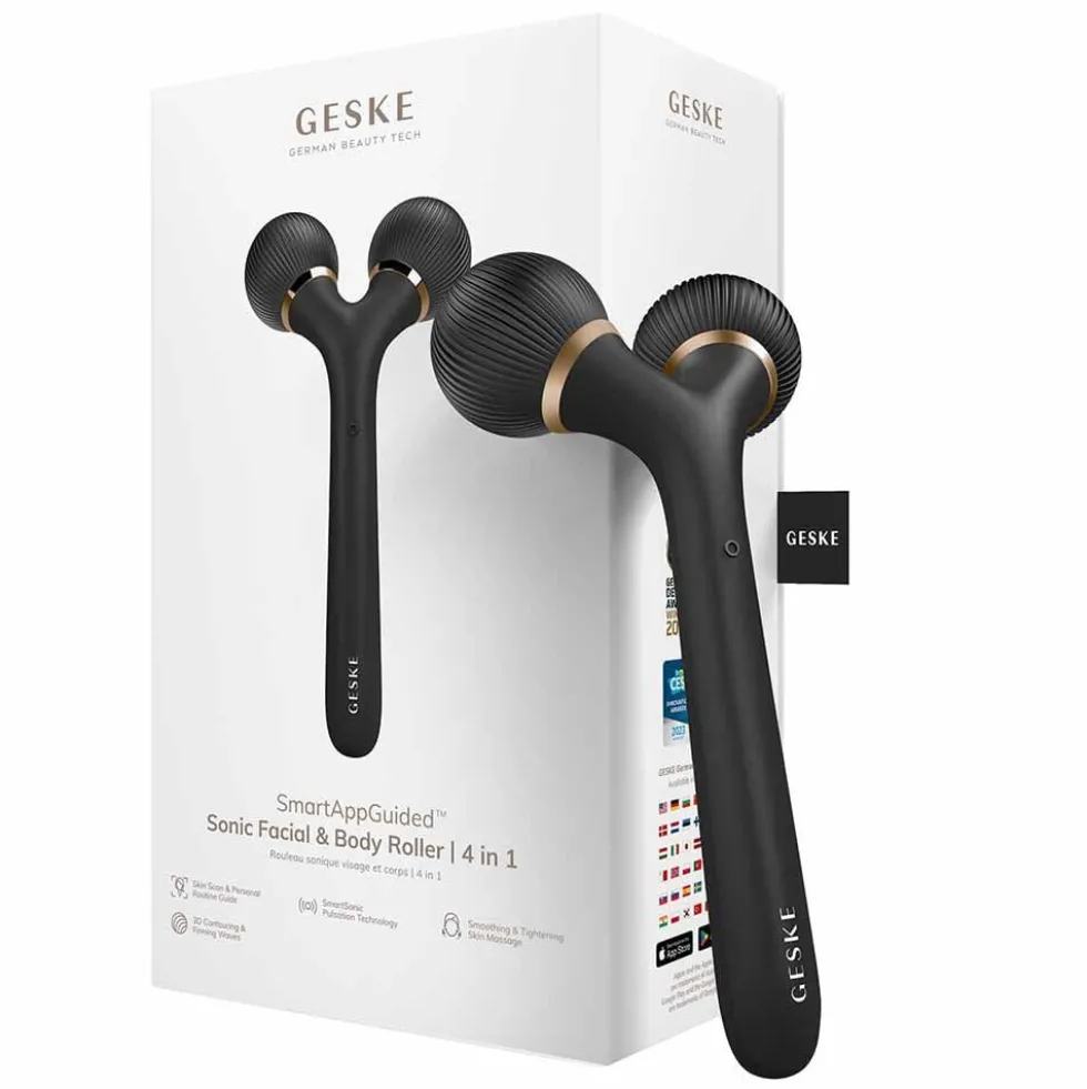 GESKE Sonic Facial & Body Roller | 4 in 1