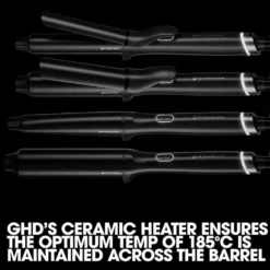 ghd Chronos Curve Conical Wand, Black