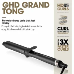 ghd Chronos Curve Grand Tong, Black