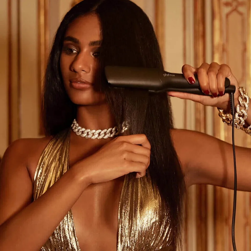ghd Max Gold Styler Hair Straightener, Professional Use