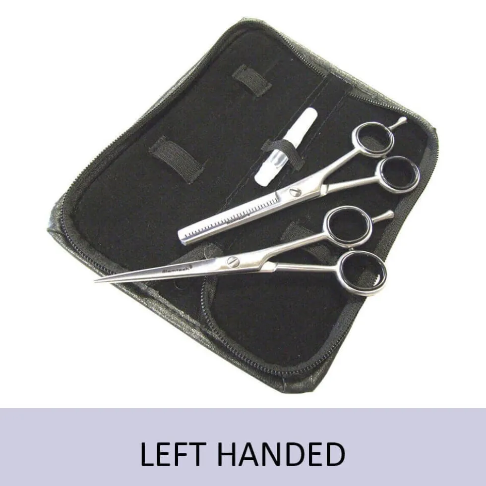 GlamTech E1 Scissor & Thinner 5.5 Set, Left Handed
