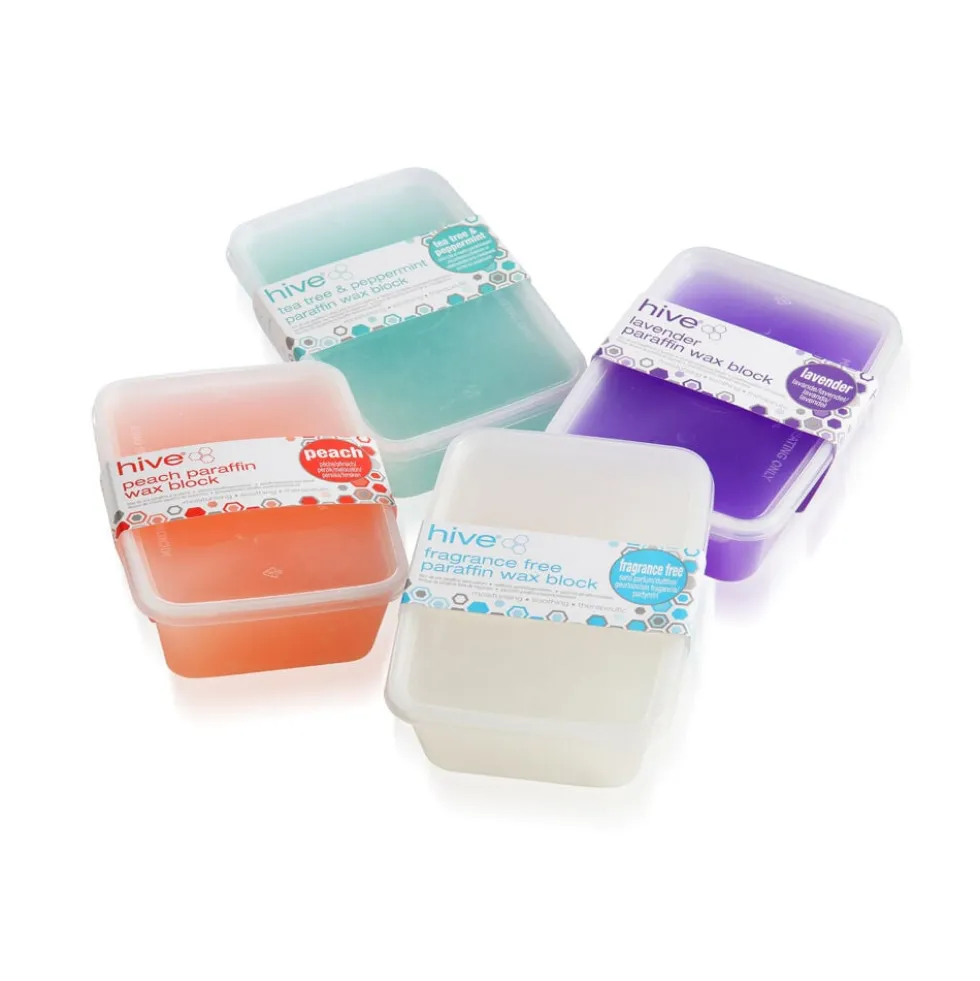 Hive of Beauty Paraffin Wax Block - Tea Tree & Peppermint 450g