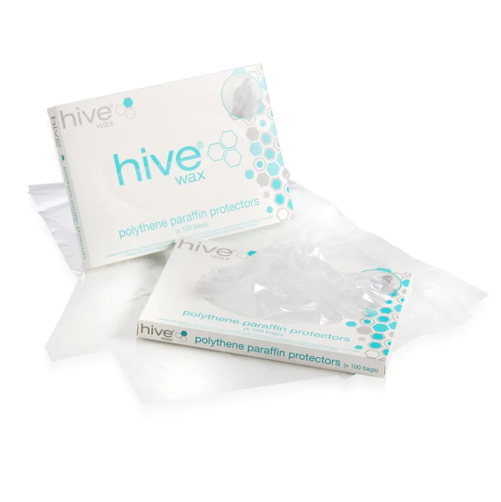 Hive of Beauty Polythene Paraffin Wax Protectors, Pack of 100