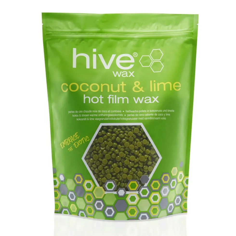 Hive of Beauty Stripless Hot Film Wax Pellets - Coconut & Lime 700g