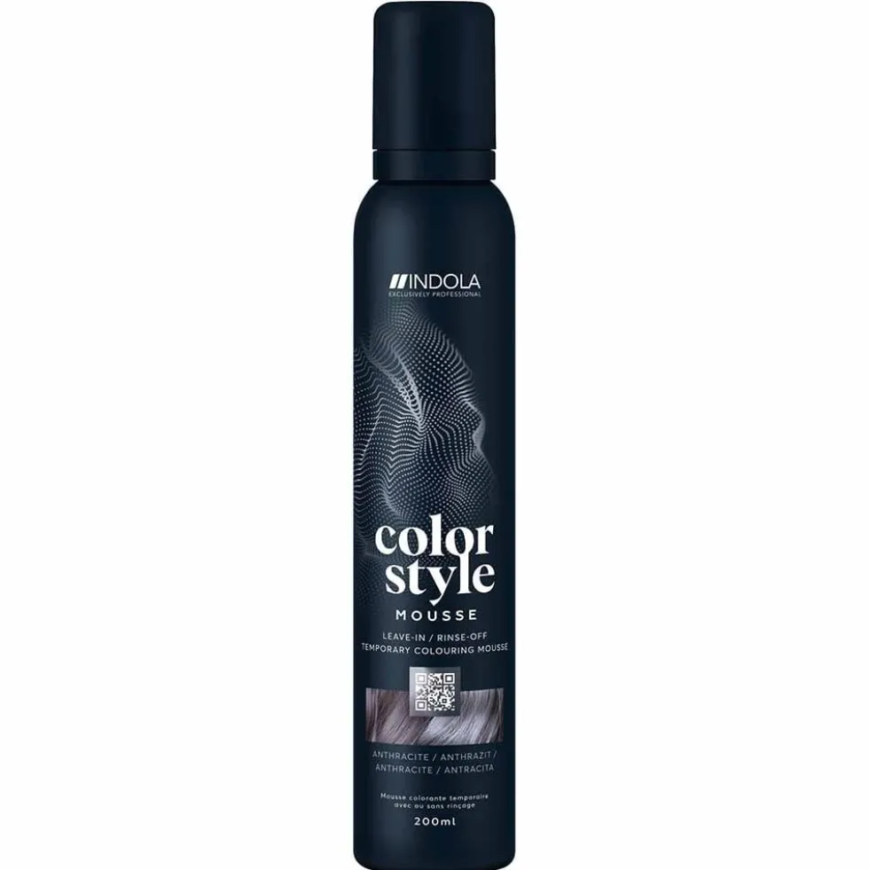 Indola Color Style Mousse Temporary Hair Colour - Silver 200ml