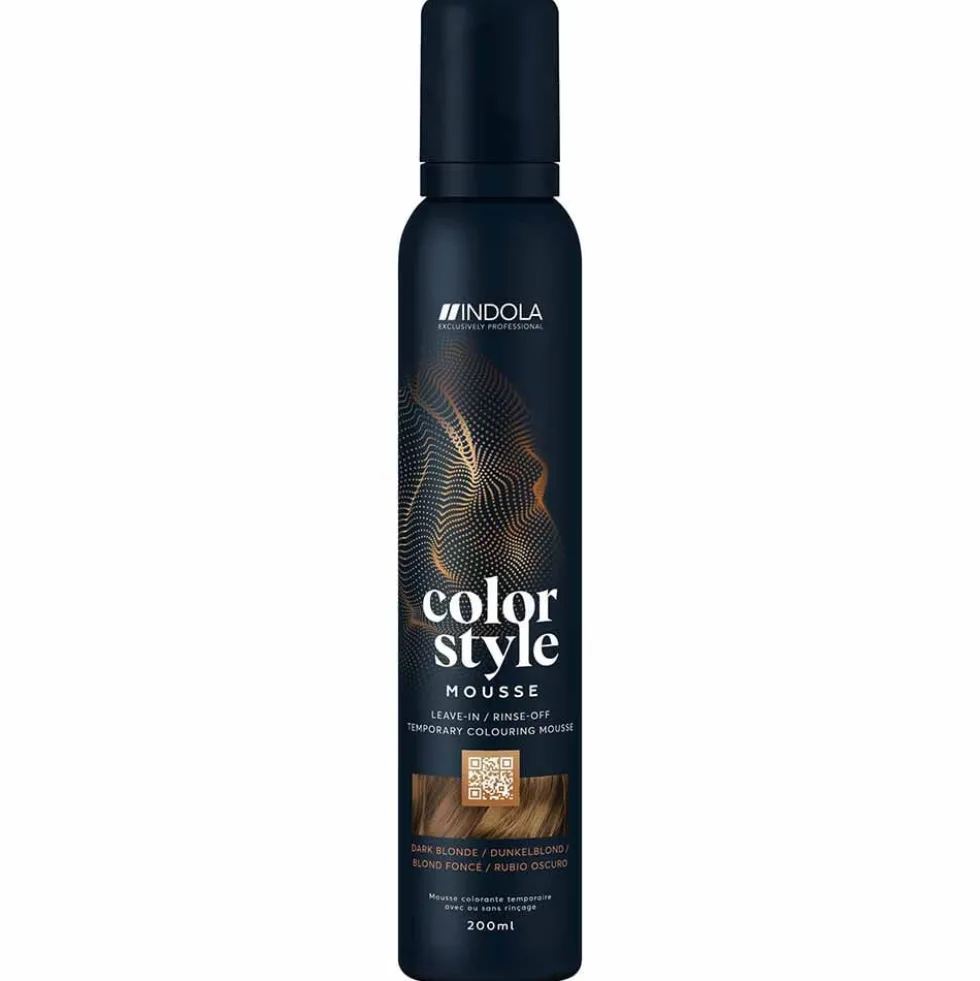Indola Color Style Mousse Temporary Hair Colour - Silver 200ml