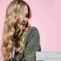 Indola Color Style Mousse Temporary Hair Colour - Silver 200ml
