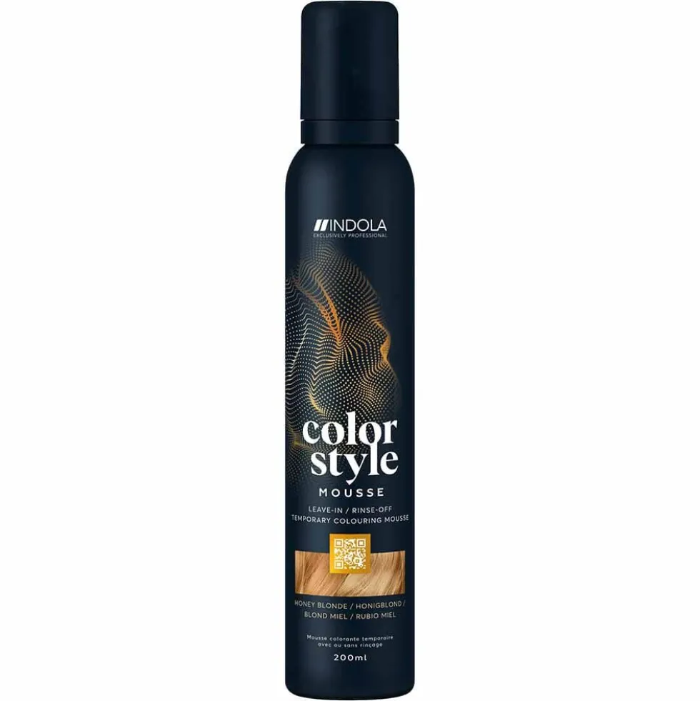 Indola Color Style Mousse Temporary Hair Colour - Silver 200ml
