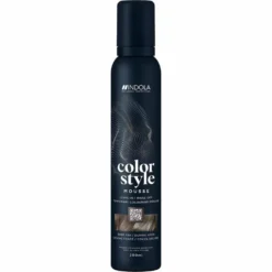 Indola Color Style Mousse Temporary Hair Colour - Silver 200ml