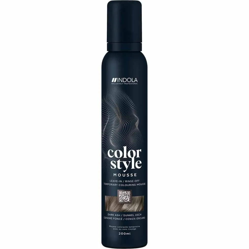 Indola Color Style Mousse Temporary Hair Colour - Silver 200ml