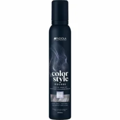 Indola Color Style Mousse Temporary Hair Colour - Silver 200ml