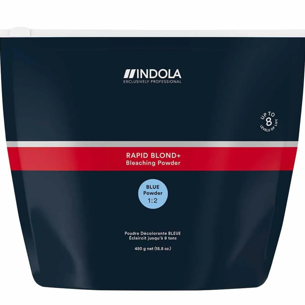 Indola Rapid Blonde Bleaching Powder, Blue 450g