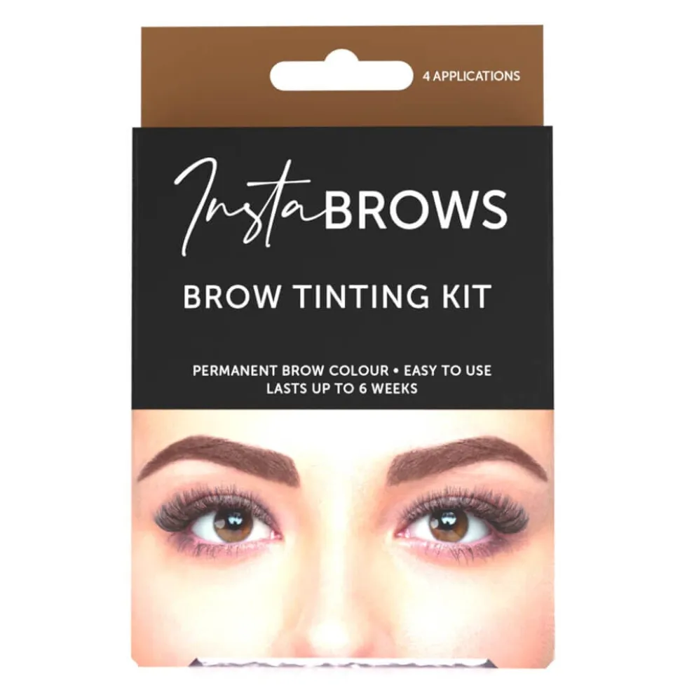 Insta Brows Tinting Kit, Light - Medium Brown