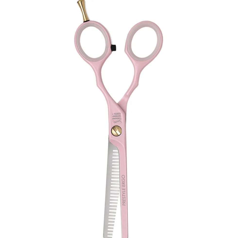 Jaguar Pre Style Ergo 28 Texturing Pink Thinning Scissors 5.5 inch