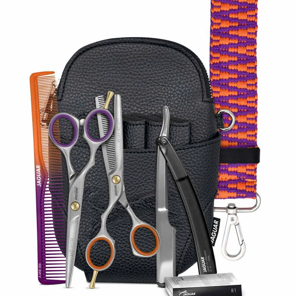 Jaguar The Stage is Yours Pre Style Ergo Relax (Offset) 5.75 inch Basic Scissor Set, Left-Handed