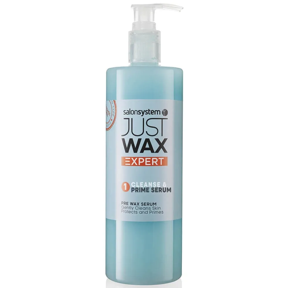 Just Wax Expert Cleanse & Prime Pre Wax Serum 500ml