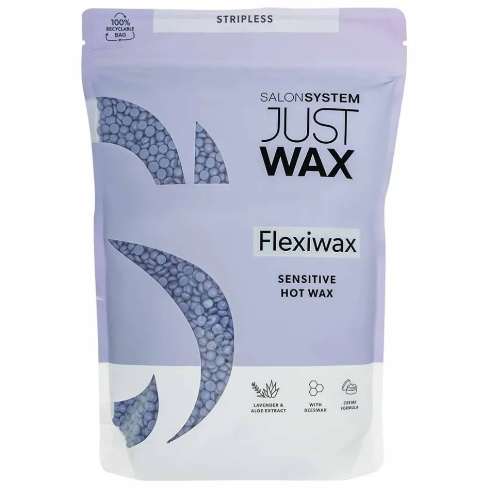 Just Wax Flexiwax Sensitive Lavender & Aloe Stripless Hot Wax Beads 700g