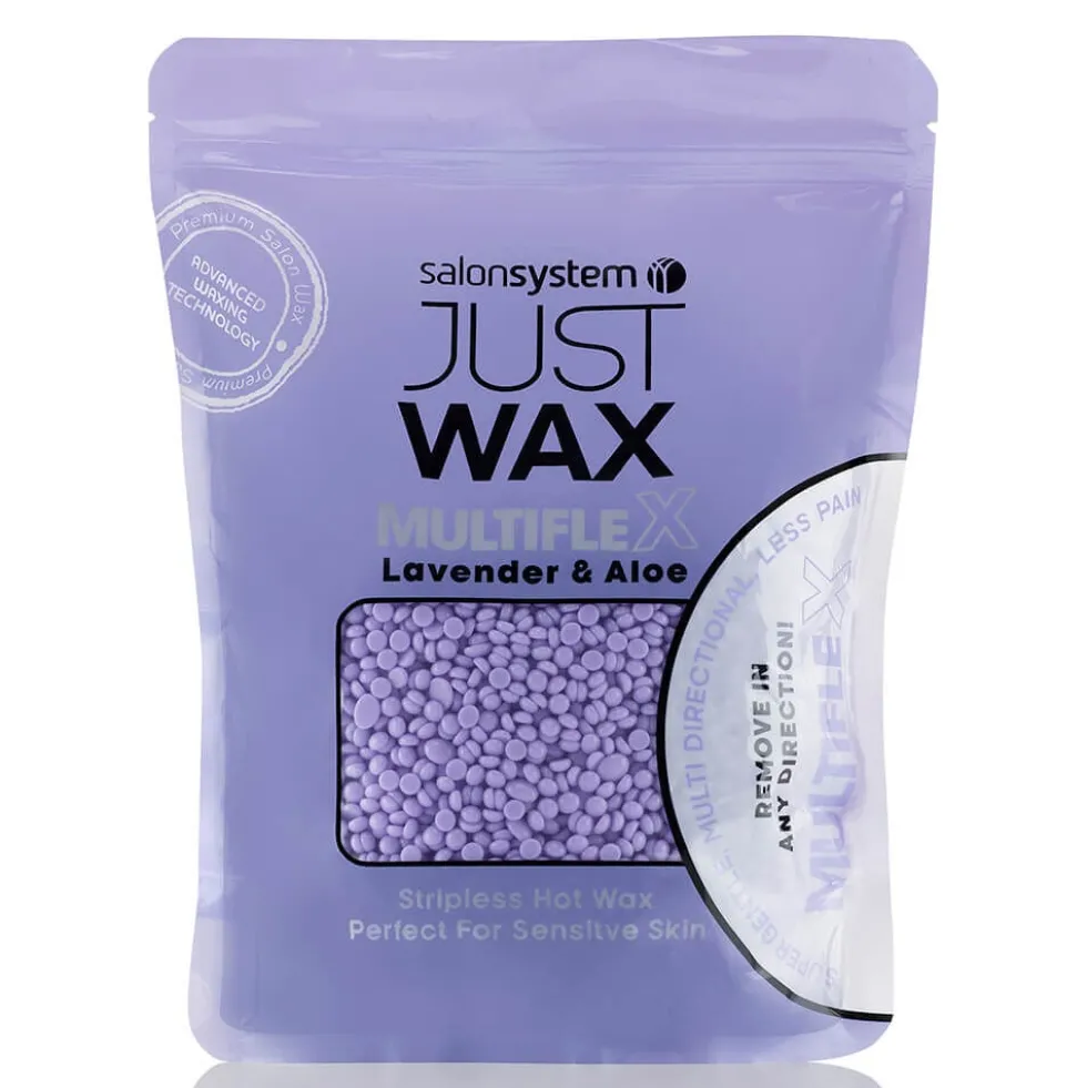 Just Wax Multiflex Sensitive Lavender & Aloe Stripless Hot Wax Beads 700g