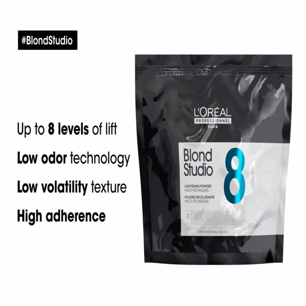 L'Oréal Professionnel Blond Studio 8 Multi-Techniques Lightening Powder 500g
