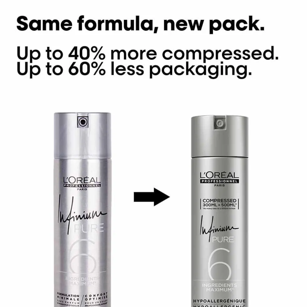 L'Oréal Professionnel Infinium Pure Extra Strong Hair Spray 300ml