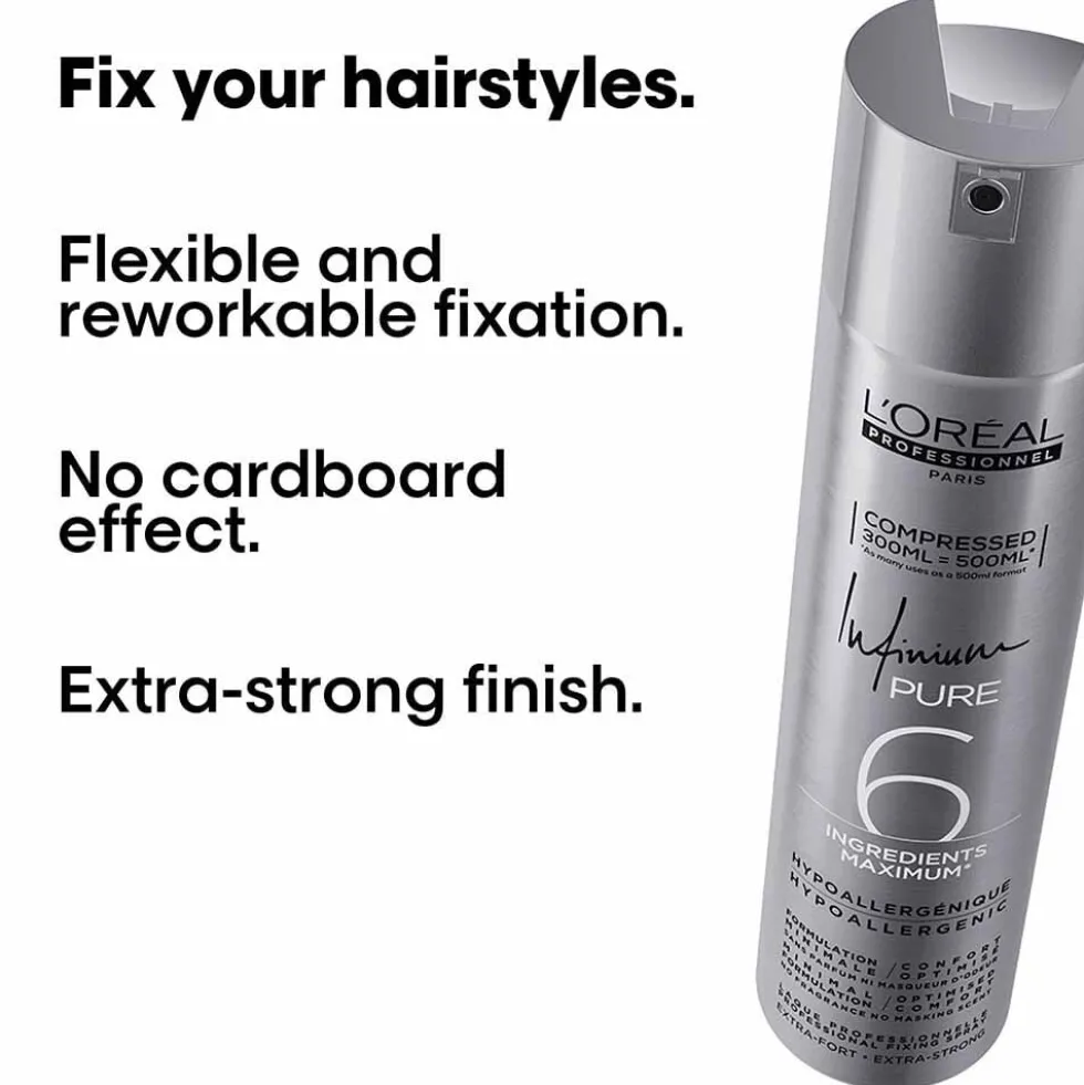 L'Oréal Professionnel Infinium Pure Extra Strong Hair Spray 300ml