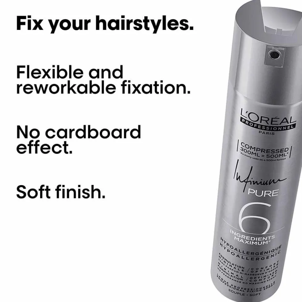 L'Oréal Professionnel Infinium Pure Soft Hair Spray 300ml