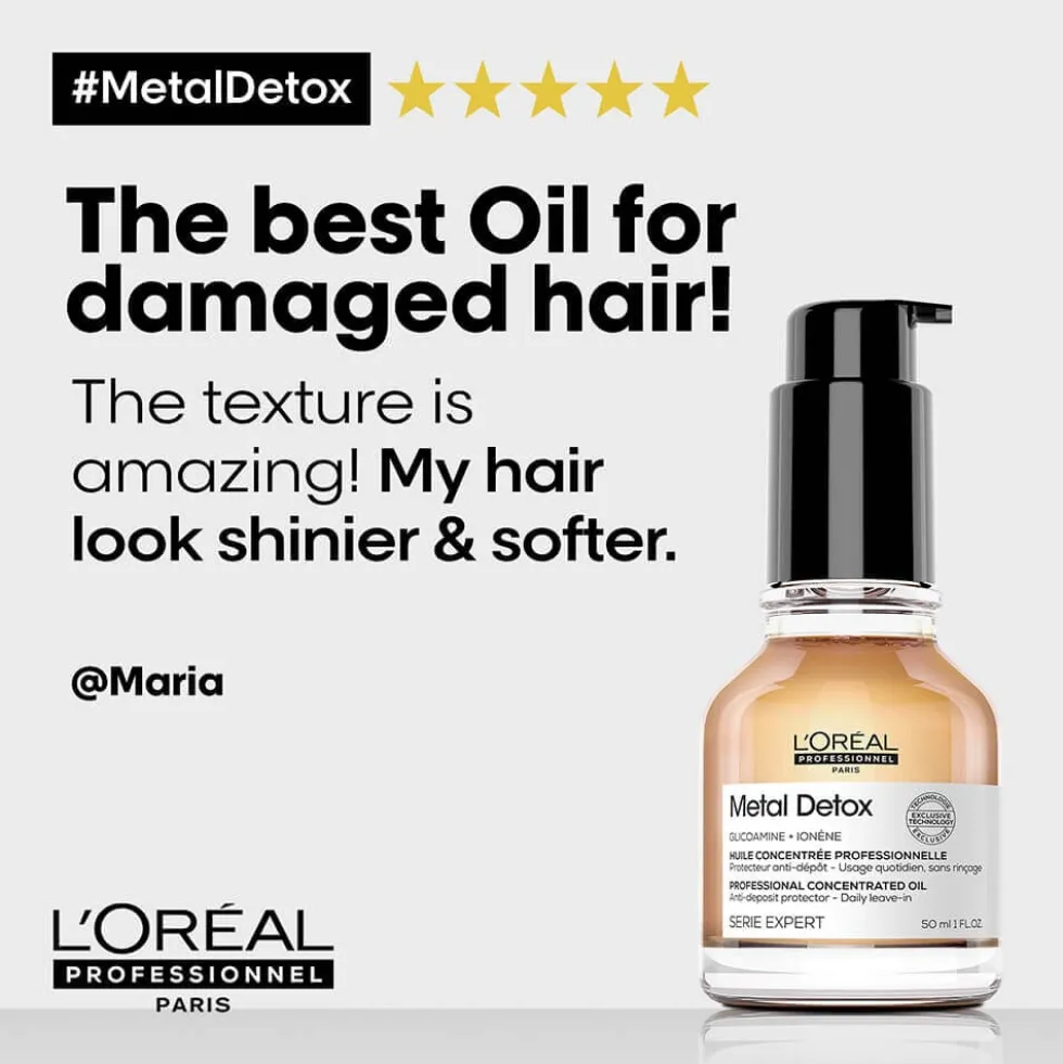 L'Oréal Professionnel Serie Expert Metal Detox Anti-deposit Protector Concentrated Oil 50ml