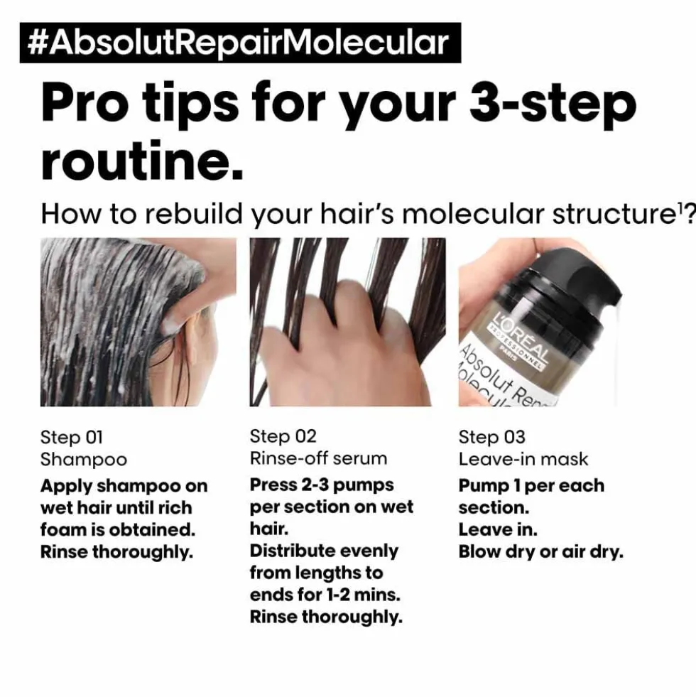 L'Oréal Professionnel Serie Expert Absolut Repair Molecular Shampoo 1500ml