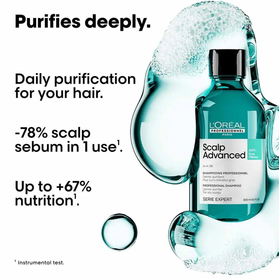 L'Oréal Professionnel Serie Expert Scalp Advanced Anti-Oiliness Dermo Purifier Shampoo 300ml