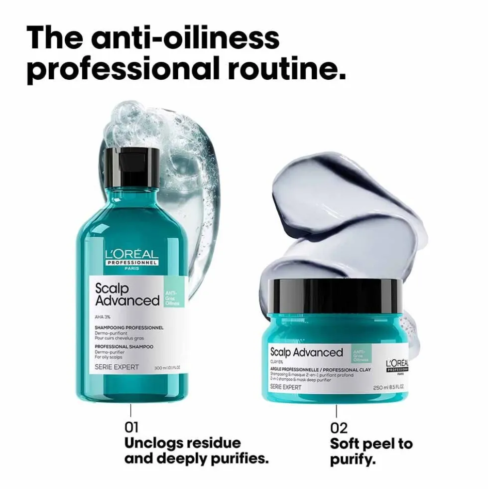 L'Oréal Professionnel Serie Expert Scalp Advanced Anti-Oiliness Dermo Purifier Shampoo 300ml