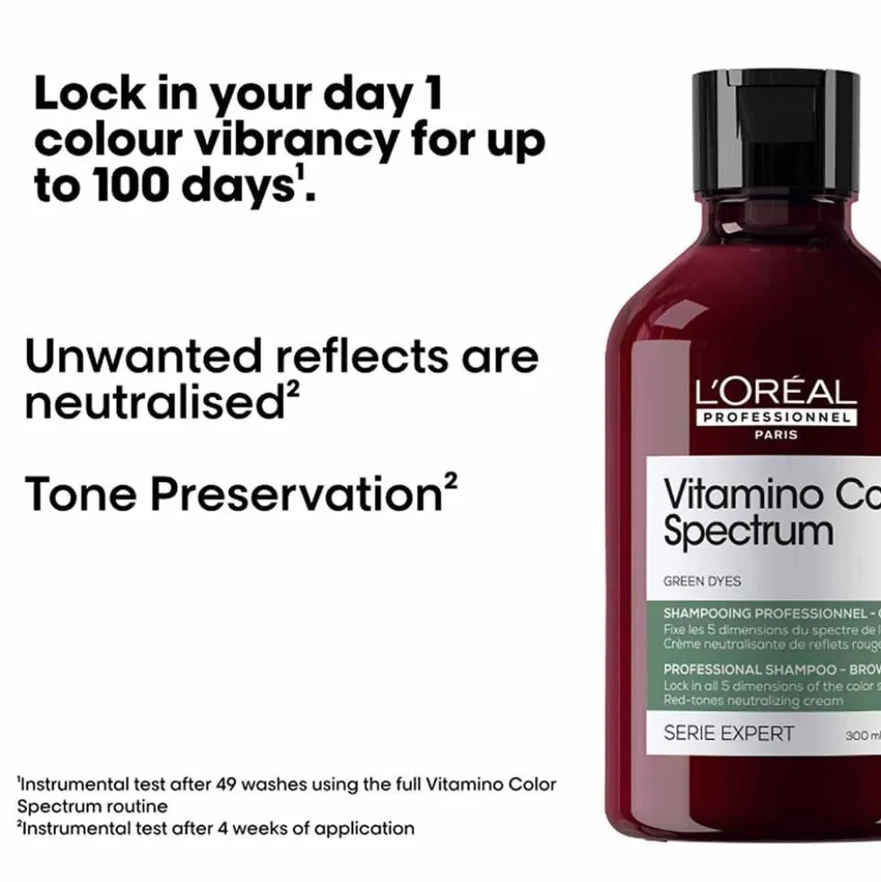 L'Oréal Professionnel Serie Expert Vitamino Color Spectrum Green Dyes Shampoo300ml