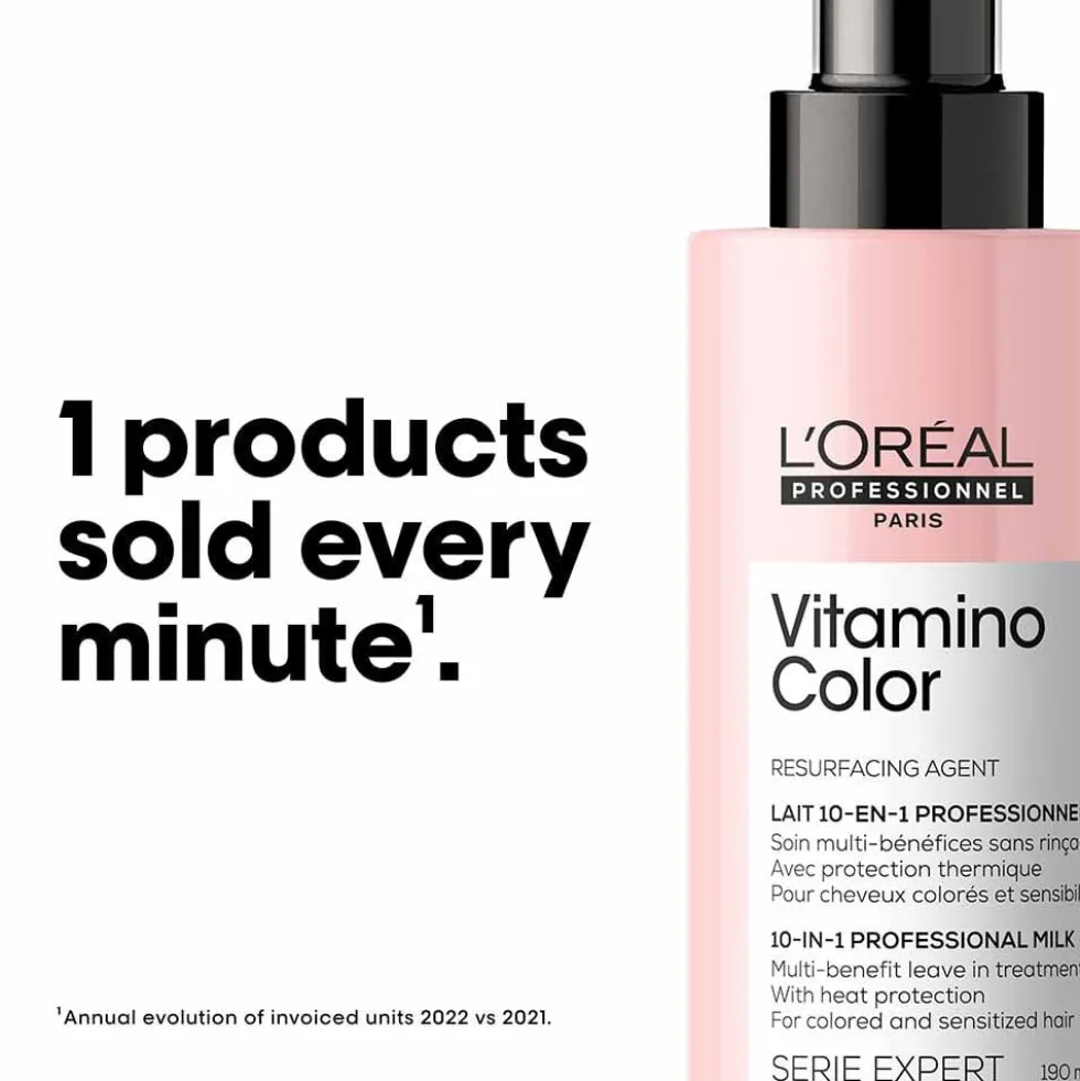 L'Oréal Professionnel Serie Expert Vitamino Color 10-In-1 Professional Leave-In Treatment Milk 190ml