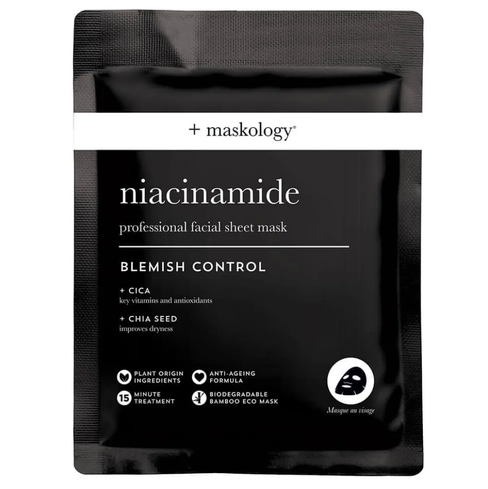Maskology Niacinamide Professional Face Sheet Mask 22ml