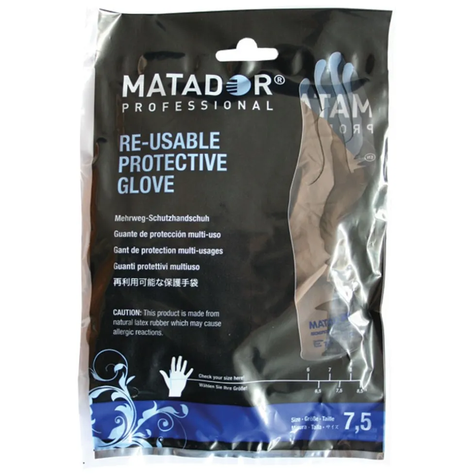 Matador Reusable Protective Gloves, 7.5INS, 1 Pair