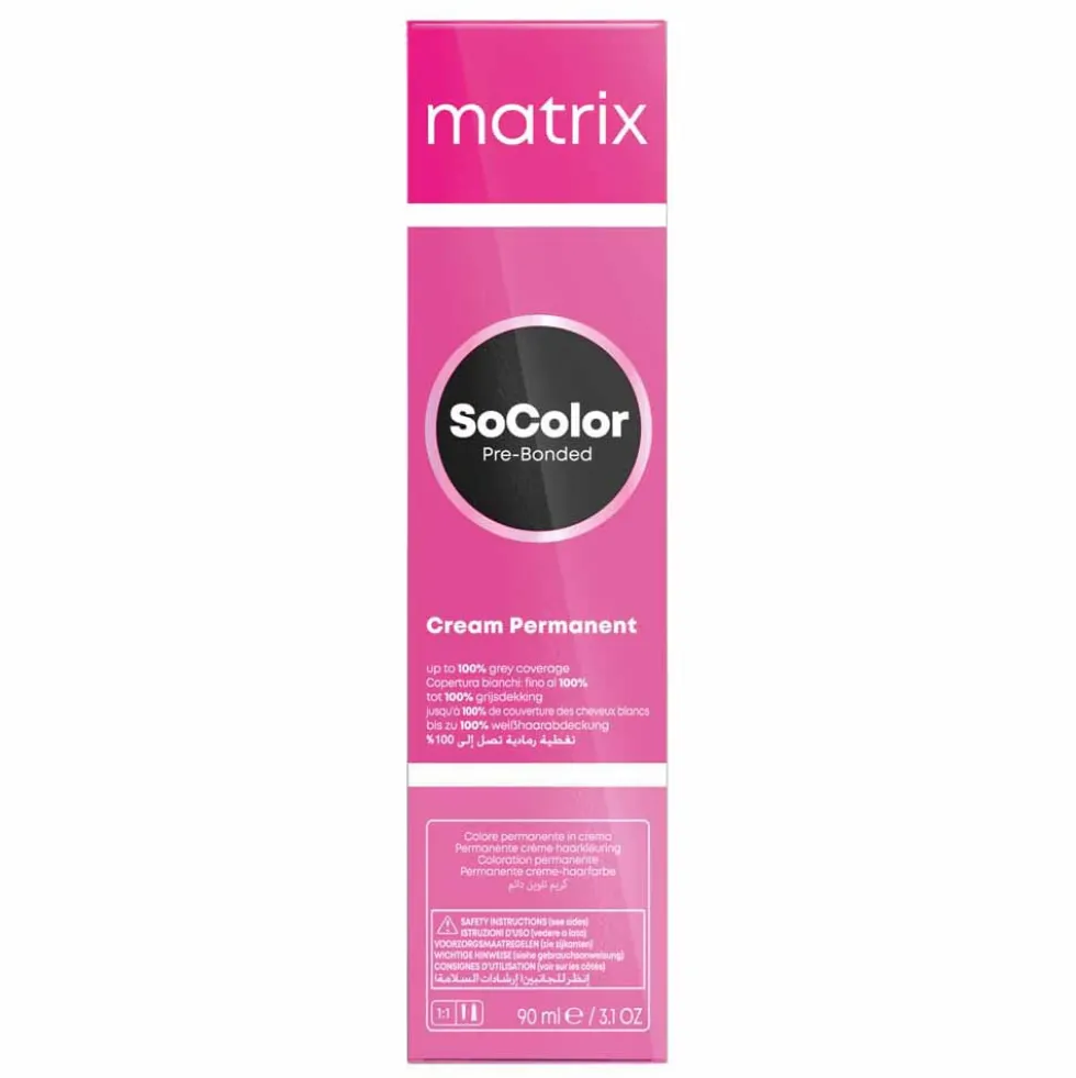 Matrix SoColor Pre-Bonded Permanent Hair Colour Blended Natural - 6N 90ml