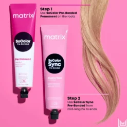 Matrix SoColor Sync Pre-Bonded Alkaline Toner, Mocha Palette - 7MC 90ml