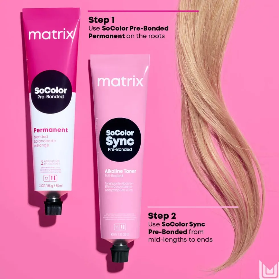 Matrix SoColor Sync Pre-Bonded Alkaline Toner, Mocha Palette - 7MC 90ml