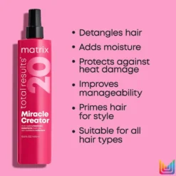 Matrix Total Results Miracle Creator 20 Leave-In Multi-Benefit Spray for All Hair Types 190ml