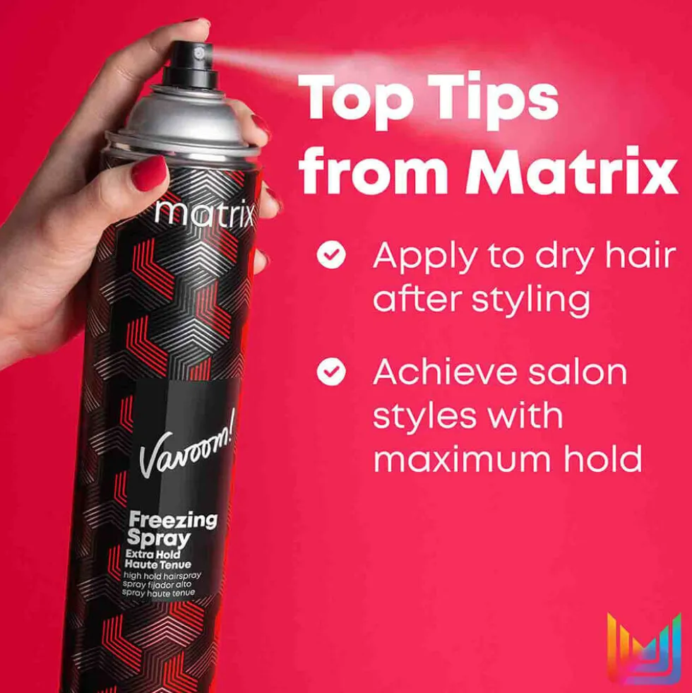 Matrix Vavoom Freezing Spray Fast-drying, Extra Hold High Hold Hairspray 500ml