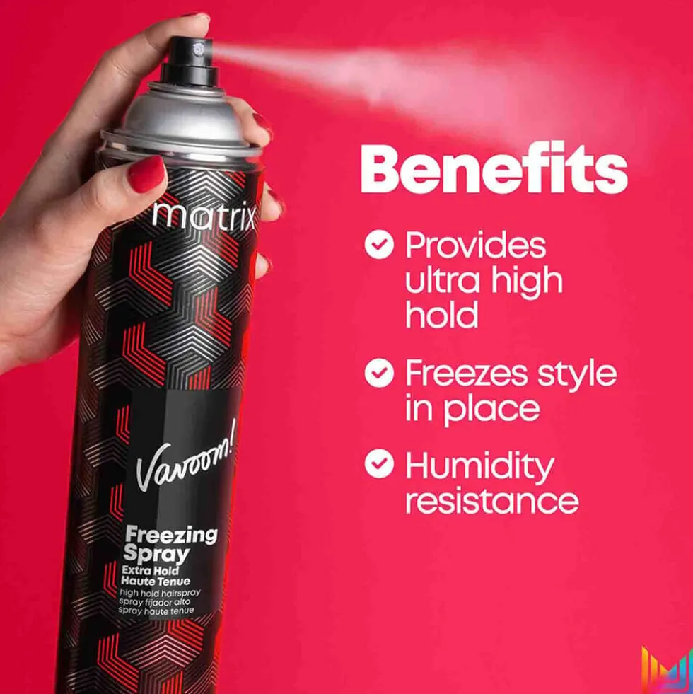 Matrix Vavoom Freezing Spray Fast-drying, Extra Hold High Hold Hairspray 500ml