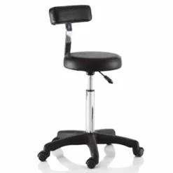 Mirplay Dex Stool with wheels, Black