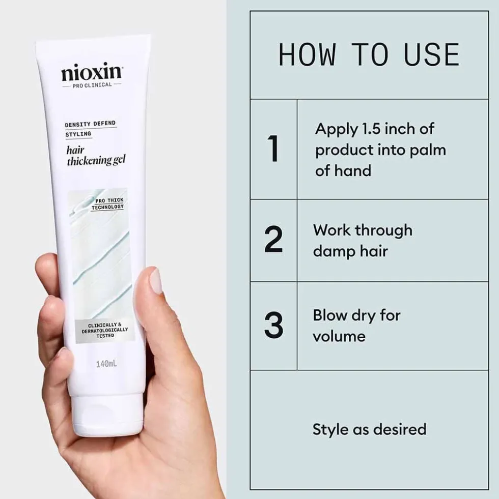 Nioxin Density Defend Hair Thickening Gel 140ml