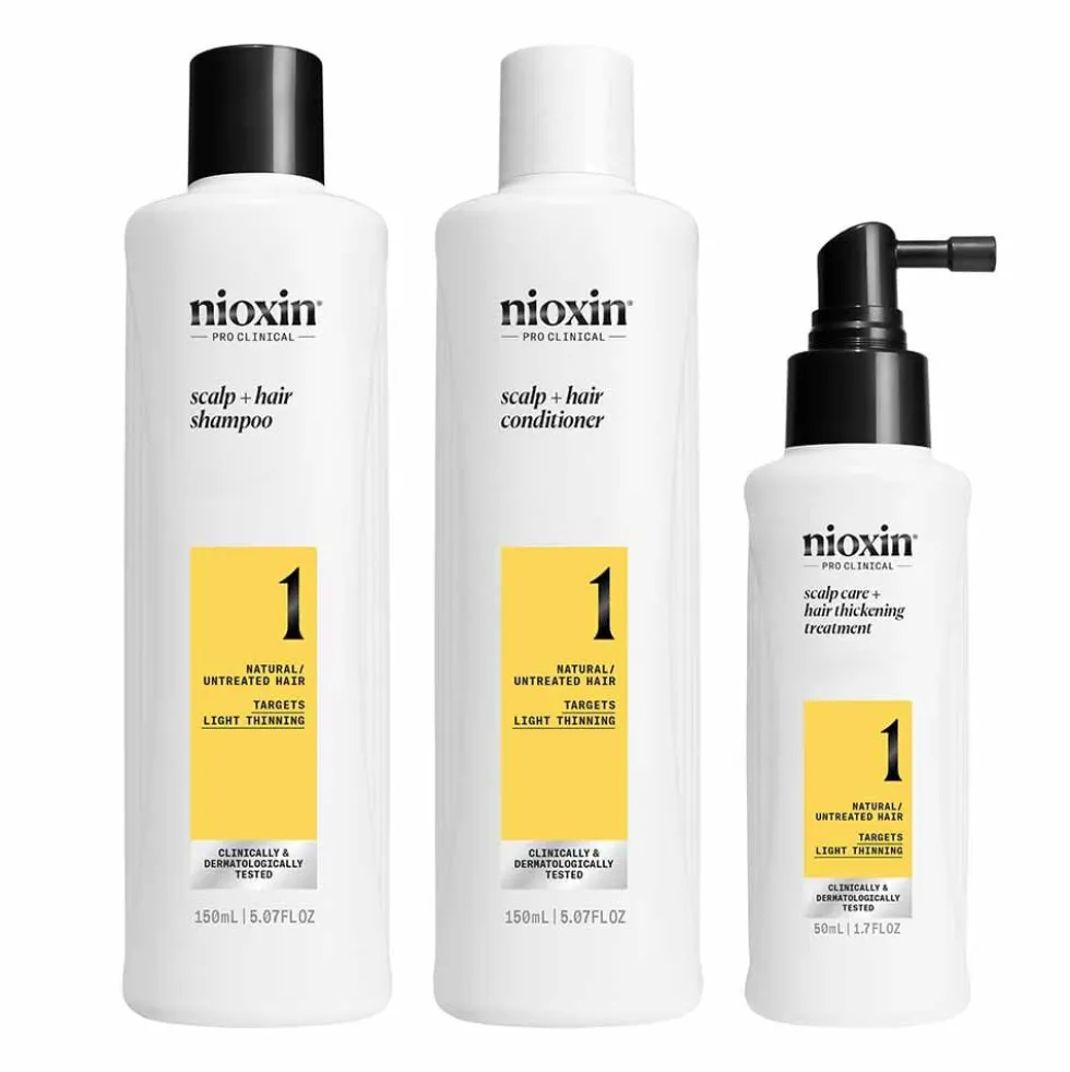 Nioxin Scalp + Hair Thickening System 1 - Trial Kit 1