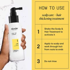 Nioxin Scalp + Hair Thickening System 1 Treatment Serum for Natural Hair with Light Thinning 100ml