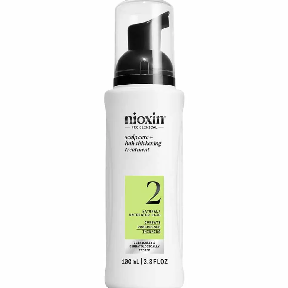 Nioxin Scalp + Hair Thickening System 2 Treatment Serum for Natural Hair with Progressed Thinning 100ml