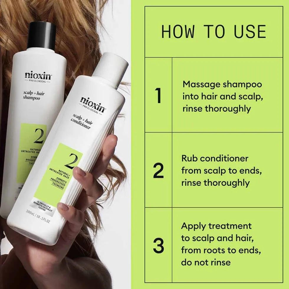 Nioxin Scalp + Hair Thickening System 2 - Trial Kit 2