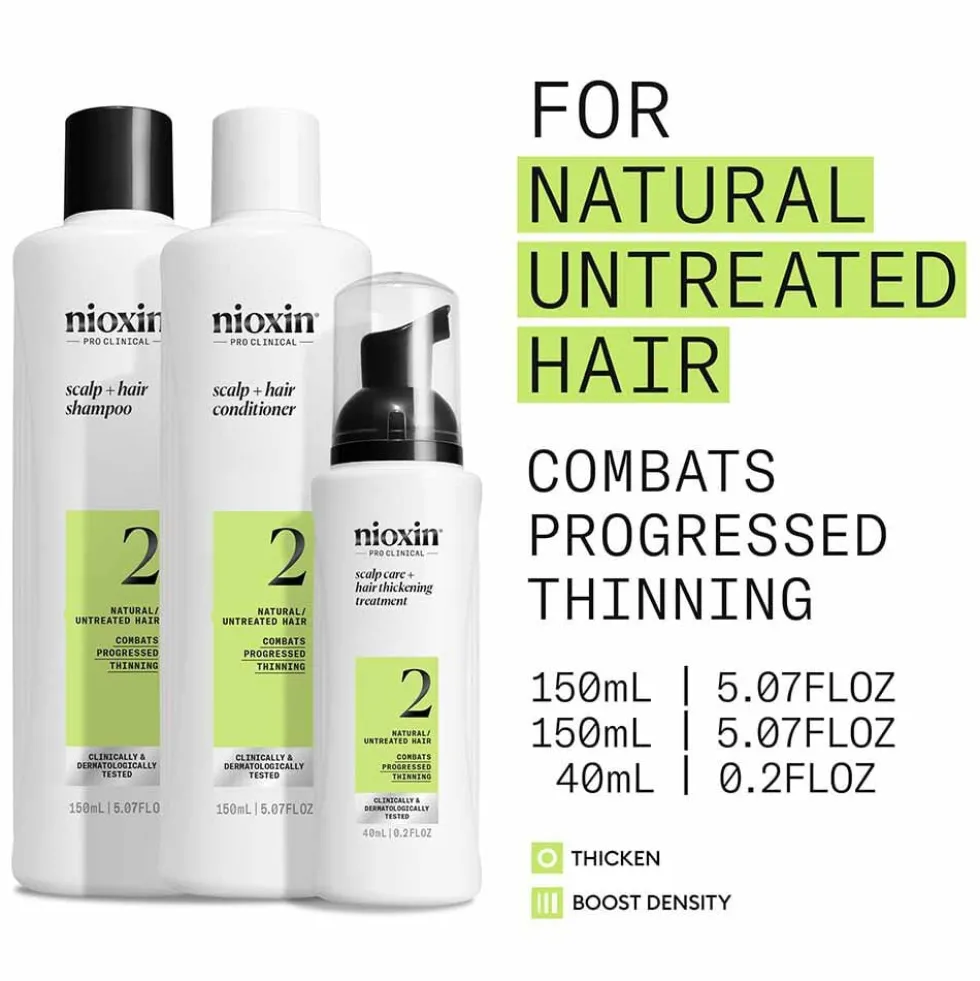 Nioxin Scalp + Hair Thickening System 2 - Trial Kit 2