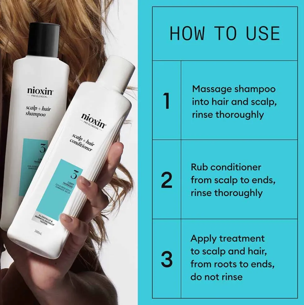 Nioxin Scalp + Hair Thickening System 3 - Trial Kit 3