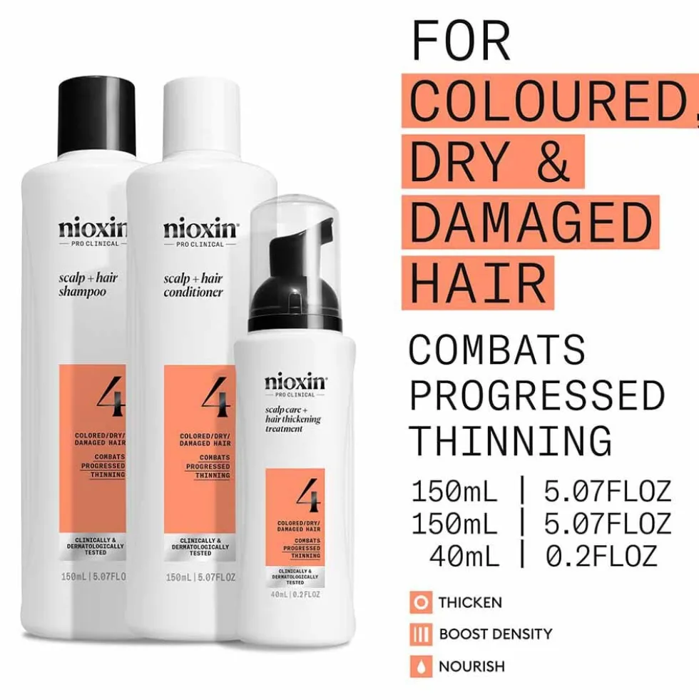Nioxin Scalp + Hair Thickening System 4 - Trial Kit 4